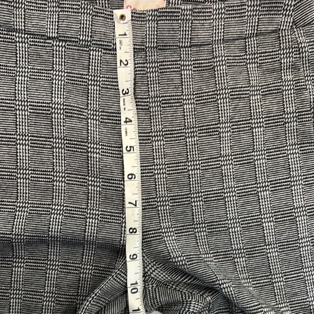 SO Plaid Flare Pants Women’s Sz Small y2k Preppy Office Siren 70s - Picture 4 of 9